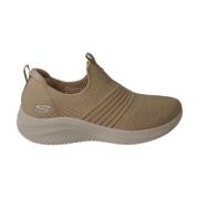 Beige Slip-On Stretch Fit Sneakers Skechers , Beige , Dames