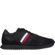 Zwarte Sneakers - Runner Evo Mix Tommy Hilfiger , Black , Heren