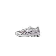 Grijze Sneakers Logo Stof Suède Rubber New Balance , Gray , Heren