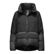 Down Jackets BomBoogie , Black , Dames