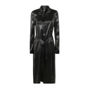 Trench Coats Sapio , Black , Dames