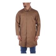 Single-Breasted Coats Barbour , Brown , Heren