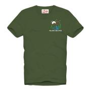 Groene T-shirts en Polos MC2 Saint Barth , Green , Heren