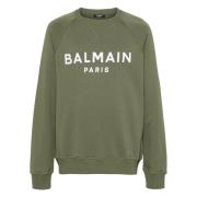 Sweatshirts Balmain , Green , Heren