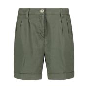 Casual Shorts Re-Hash , Green , Dames