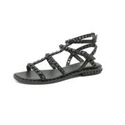 Flat Sandals ASH , Black , Dames