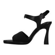 High Heel Sandals Premiata , Black , Dames