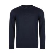 Round-neck Knitwear Barbour , Blue , Heren