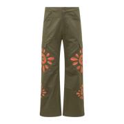 Cargo Broek met Bloemen Bluemarble , Green , Heren