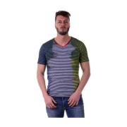 Vrolijke St. T-Shirt Sweatshirt Daniele Alessandrini , Green , Heren