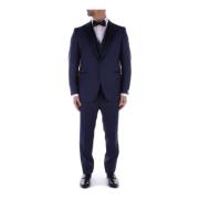 Single Breasted Suits Tagliatore , Blue , Heren