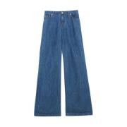 Trousers Ermanno Scervino , Blue , Dames