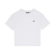 T-Shirts Dickies , White , Dames