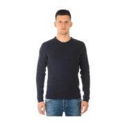 Gezellige Gebreide Trui Armani Jeans , Blue , Heren