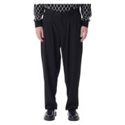 Wide Trousers Obey , Black , Heren