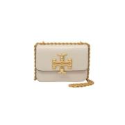 Leather shoulder-bags Tory Burch , Beige , Dames