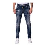 Slim-Fit Jeans voor Moderne Mannen My Brand , Blue , Heren