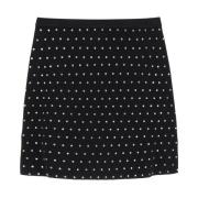 Bloemenprint Mini Rok Giuseppe Di Morabito , Black , Dames