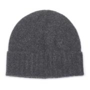 Klassieke Cashmere Beanie Donkergrijs Howard London , Gray , Heren