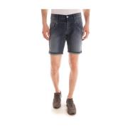 Denim Shorts - Stijlvol en Trendy Daniele Alessandrini , Blue , Heren