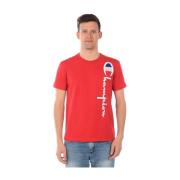 Sweatshirt T-shirt Champion , Red , Heren