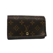 Pre-owned Canvas wallets Louis Vuitton Vintage , Brown , Dames