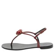 Pre-owned Leather sandals Giuseppe Zanotti Pre-owned , Red , Dames