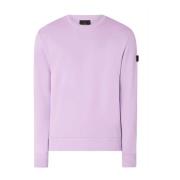 Casual Loose Fit Sweater Peuterey , Purple , Heren
