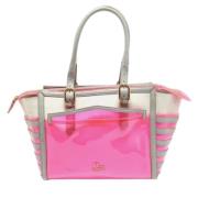 Pre-owned Leather totes Christian Louboutin Pre-owned , Pink , Dames