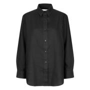 Salova blouses zwart Samsøe Samsøe , Black , Dames