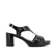 High Heel Sandals Callaghan , Black , Dames
