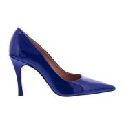 Dames Lakleren Pump Blauw Paris Punk , Purple , Dames