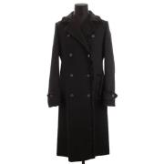 Pre-owned Wool outerwear Prada Vintage , Black , Dames