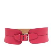 Pre-owned Leather belts Dior Vintage , Pink , Dames