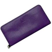 Pre-owned Leather wallets Loewe Pre-owned , Purple , Dames