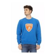 Sweatshirts Automobili Lamborghini , Blue , Heren