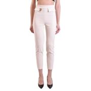 Boterkleurige stijlvolle broek Elisabetta Franchi , Beige , Dames