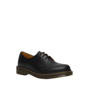 Zwarte Gladde Schoenen Dr. Martens , Black , Heren