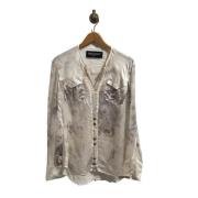 Pre-owned Silk tops Balmain Pre-owned , White , Dames