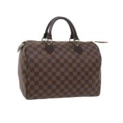 Pre-owned Canvas handbags Louis Vuitton Vintage , Brown , Dames