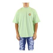 Heren Sunset Bird Dbl Hem Over Tee Marcelo Burlon , Green , Heren