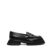 Bell Loafers Schoenen voor Vrouwen Moncler , Black , Dames