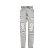 Denim Jeans voor Dames Aw23 Philipp Plein , Gray , Dames