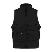 Heren Outerwear - Vest C.p. Company , Black , Heren