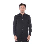 Basis V-Hals Shirt Daniele Alessandrini , Blue , Heren