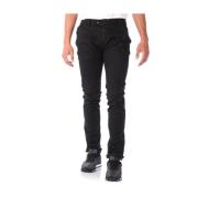 Jeans Daniele Alessandrini , Black , Heren