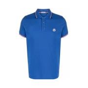 Stijlvolle Polo Shirt Moncler , Blue , Heren