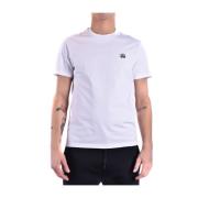 Stijlvol Wit/Zwart T-Shirt Ss22 Neil Barrett , White , Heren