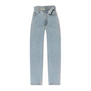 Jeans met wijde pijpen Y/Project , Blue , Dames