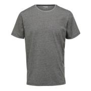 T-Shirts Selected Homme , Gray , Heren